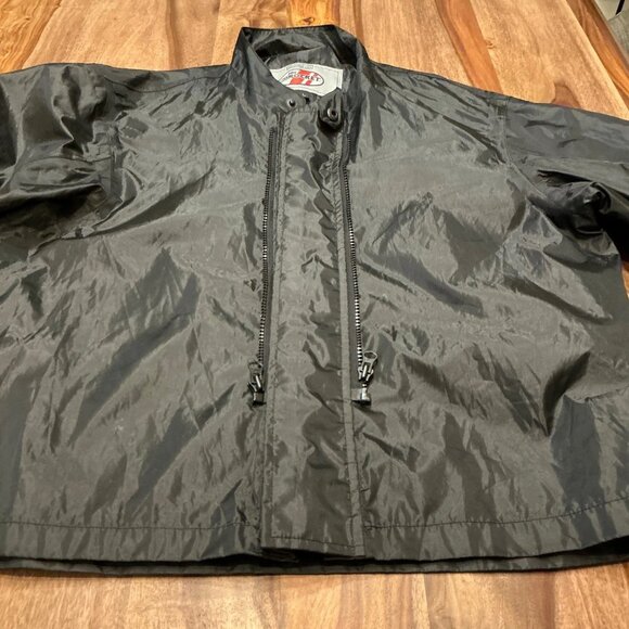 Joe Rocket Motorcycle Jacket Lightweight Black Biker Windbreaker - Picture 6 of 9